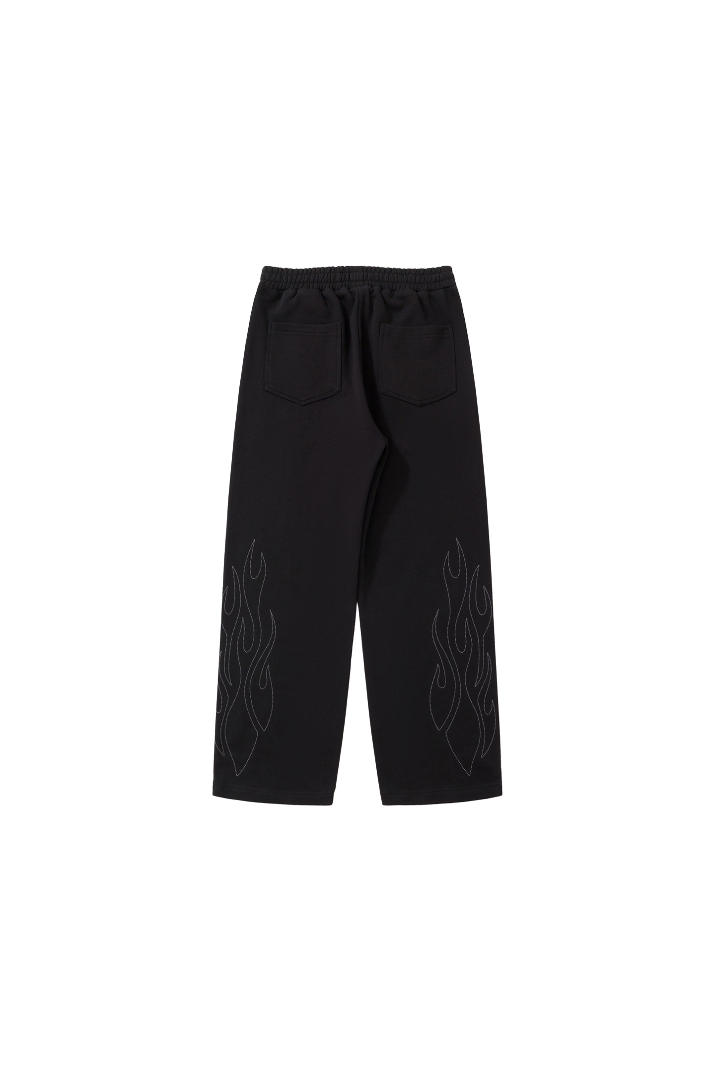 BURNIN Flame Darts Fire Embroidery Casual Sports Pants - PSYLOS 1, BURNIN Flame Darts Fire Embroidery Casual Sports Pants, Pants, Burnin, PSYLOS 1